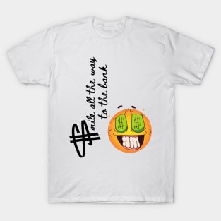 Smiling face Money eyes Doller T-Shirt